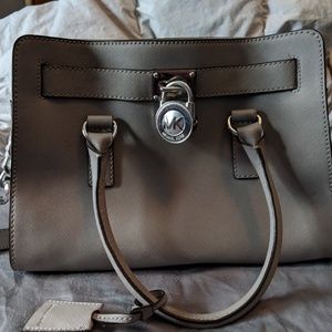 Michael Kors Handbag Gray Two Strap